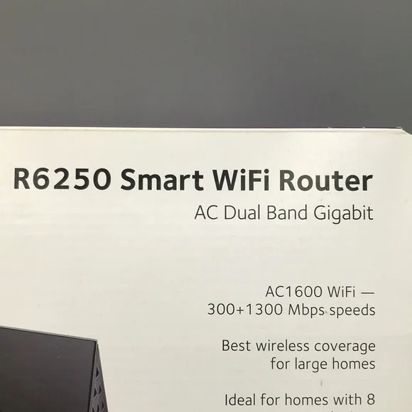 NETGEAR AC1600 Dual Band Wi-Fi Gigabit Router (R6250)